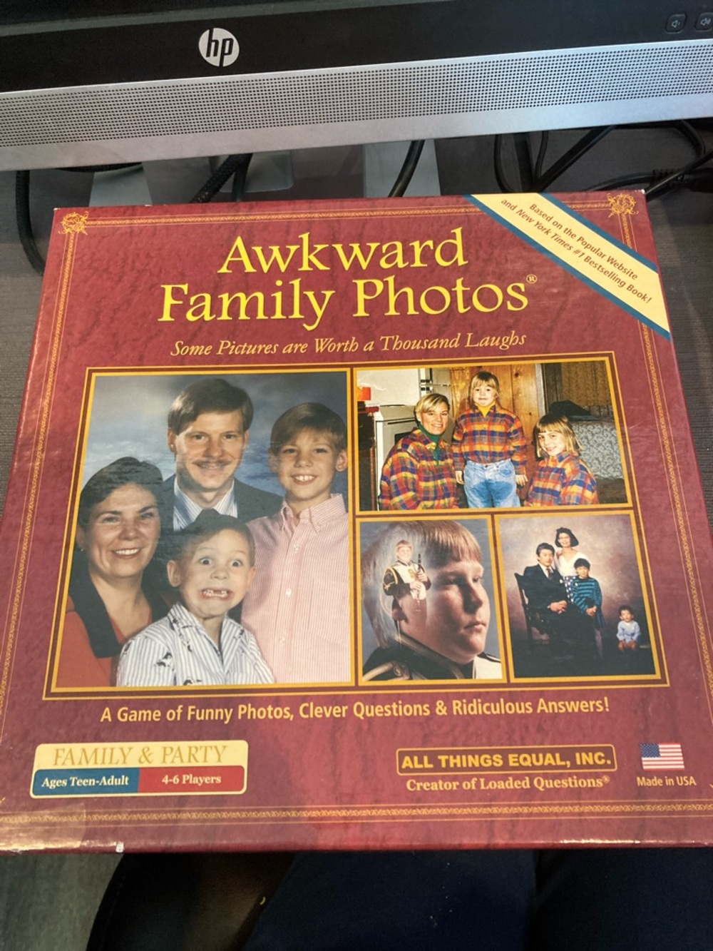 Awkward Family Photos Party Game - 4-6 Players Ages Teen-Adult